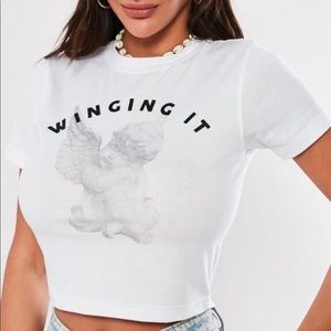 ☆ MISSGUIDED CHERUB CROP TOP ☆